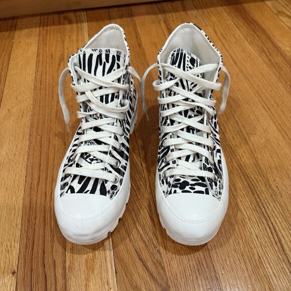 Converse Chuck Taylor Lugged High Top Platform Sneakers Women Size 8.5 Printed - Picture 4 of 12